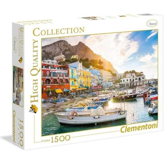 Puzzle paysage et nature - Clementoni - Capri - 1500 pièces - Italie - Intérieur