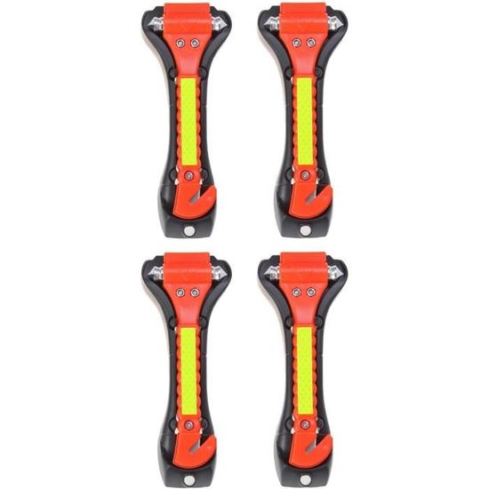 4 Pièces Brise Vitre D'urgence Pour Voiture,Marteau De Sécurité