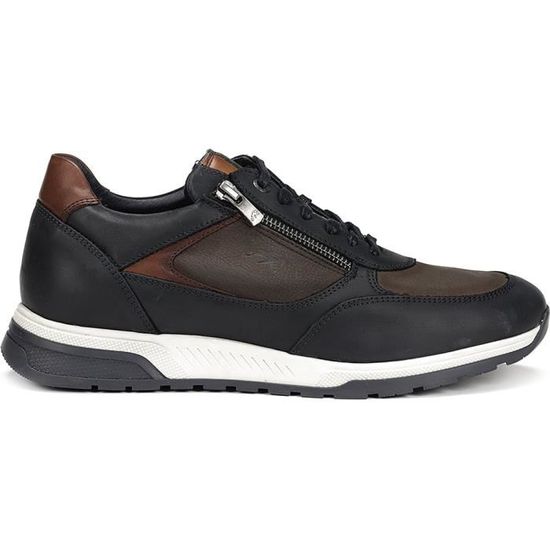 Chaussures Fluchos F1603 Homme Kaki - Baskets Cuir Confortables Style Décontracté
