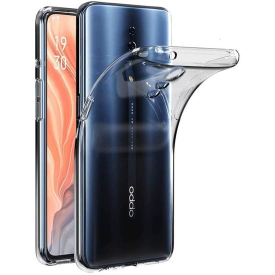 Coque Silicone TPU Transparente Anti-Choc Pour OPPO Reno Z - Housse Protection