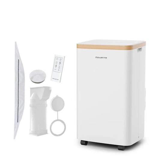 Climatiseur Portable Rowenta Turbo Eco Sense+ - 3500W - Classe A - Fonction Eco - Blanc