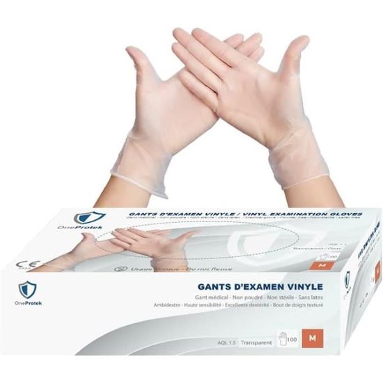 Gants En Latex Poudrés Blanc Taille M AQL 1.5 (100 Utés - Foto 4
