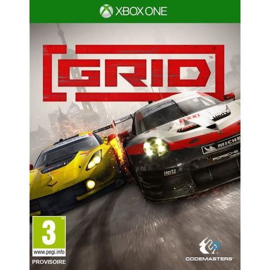 Jeu de voiture de course racing GRID pour XBOX ONE Porsche 911 RSR et Ferrari 488 GTE included