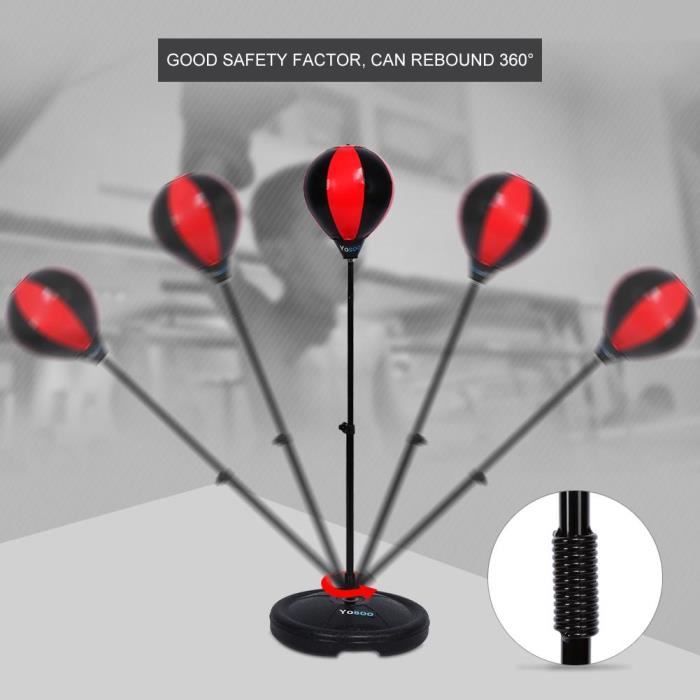 Peut soulever les enfants boxe vitesse boule d’injection d’eau base 70-105cm (avec des gants avec une pompe) -MLP