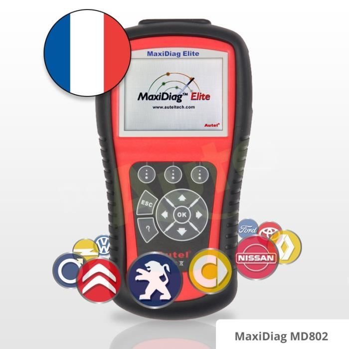 Valise Diagnostique Pro Multimarque En Français Obd Obd2 Diagnostic AUTOCOM DELPHI ELM VAG COM LAUNCH AUTEL MD802