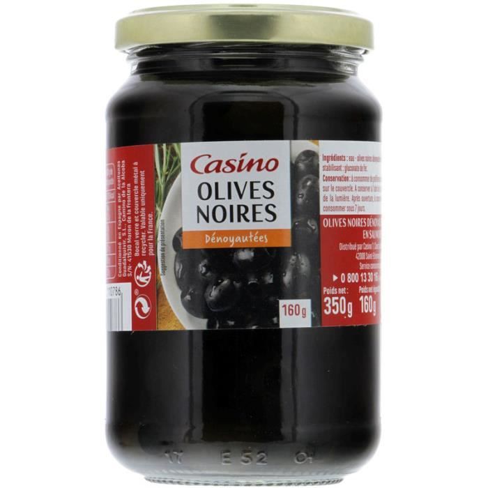 CASINO Olives Noires Denoy - 160G