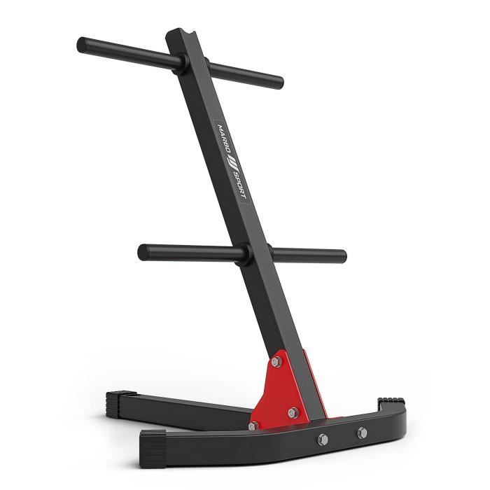 Marbo Sport Support pour disques de Poids et poignéeArbre Anglée Pour Disques de Poids MH-S206