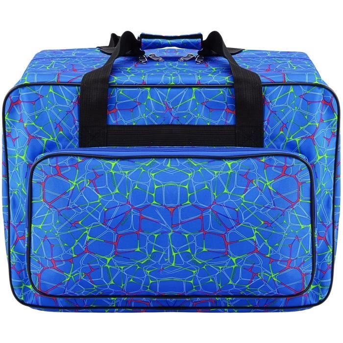Sac fourre-tout en toile imperméable pour machine à coudre Grande capacité Sac de rangement pour machine à coudre Sac de voyage Port