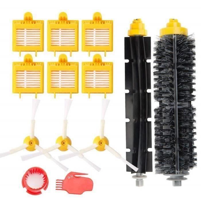 Remplaçant Brosse Kit Pièces accessoires pour iRobot Roomba série 700 760 761 765 770 772 776 780 785 786 790-Un Kit de 13 I02F03