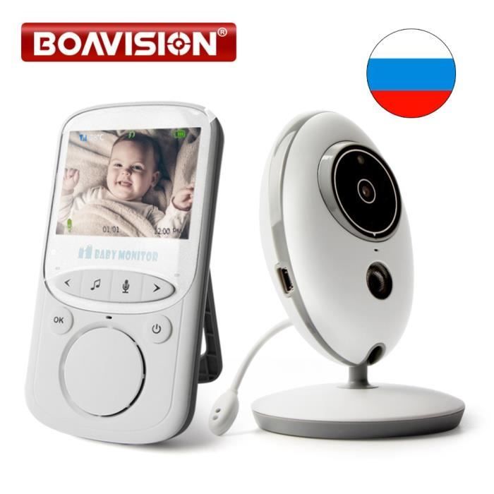 BABY PHONE - ECOUTE BEBE,BOAVISION VB605 moniteur Portable 2.4 pouces Écran LCD, sans fil, Radio vidéo, caméra, pour nounou,
