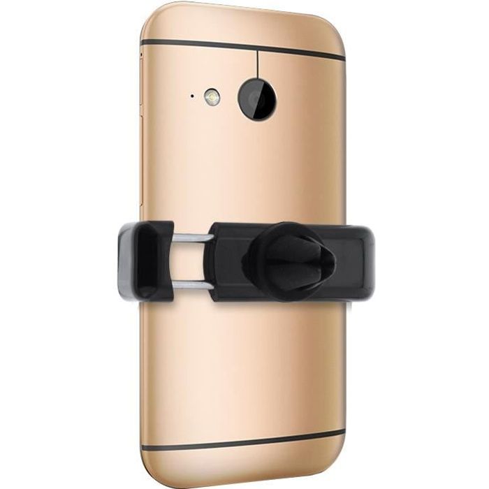 Support Voiture Universel Grille d'Aération pour Smartphone 3.5'' à 5.5'' - Noir