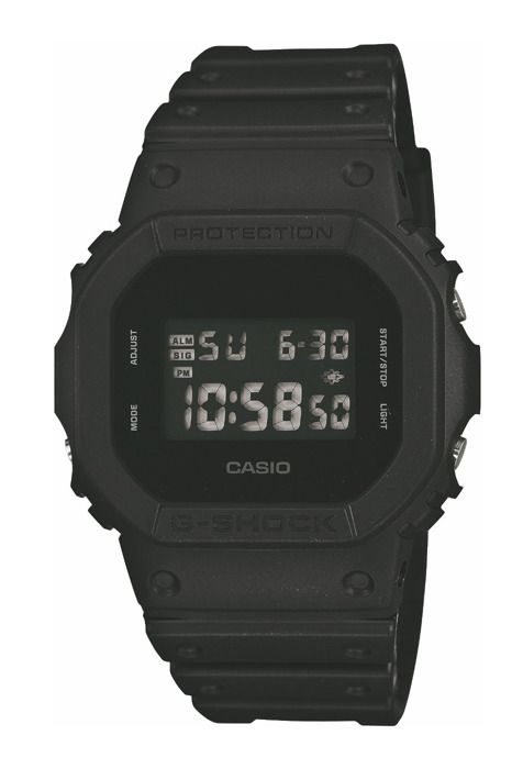 CASIO Montre G-Shock Original DW-5600BB-1ER - Homme - Noir - 20 bars