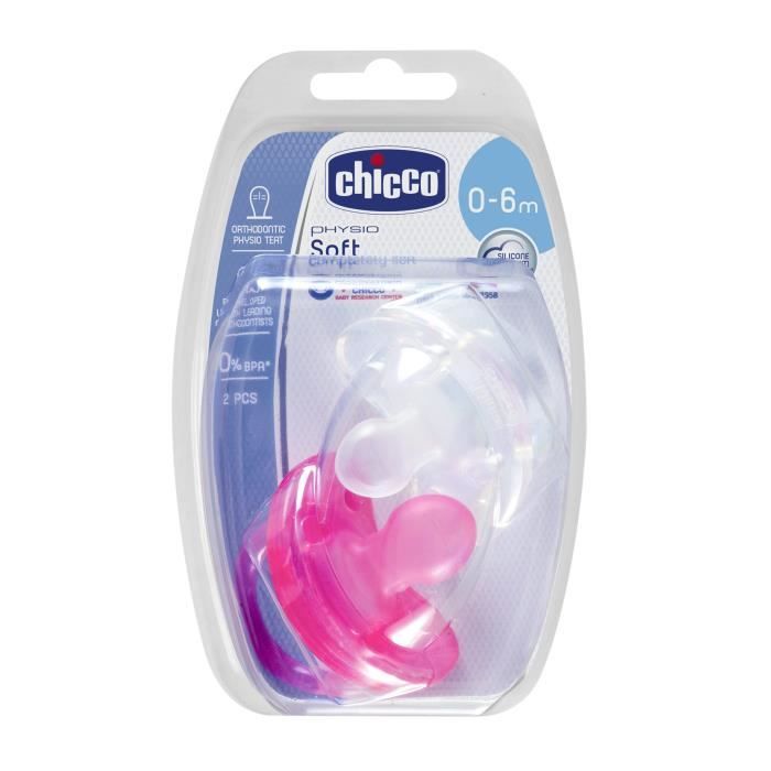 CHICCO Sucettes Physio Soft \