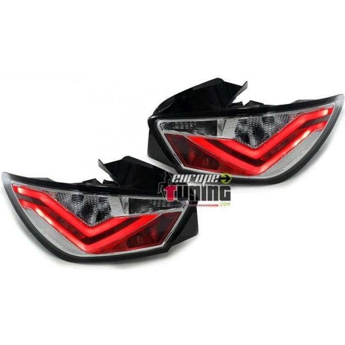 FEUX CHROME LED BANDES CELIS SEAT IBIZA 6J SC SPORT COUPE 3 PORTES (05260)