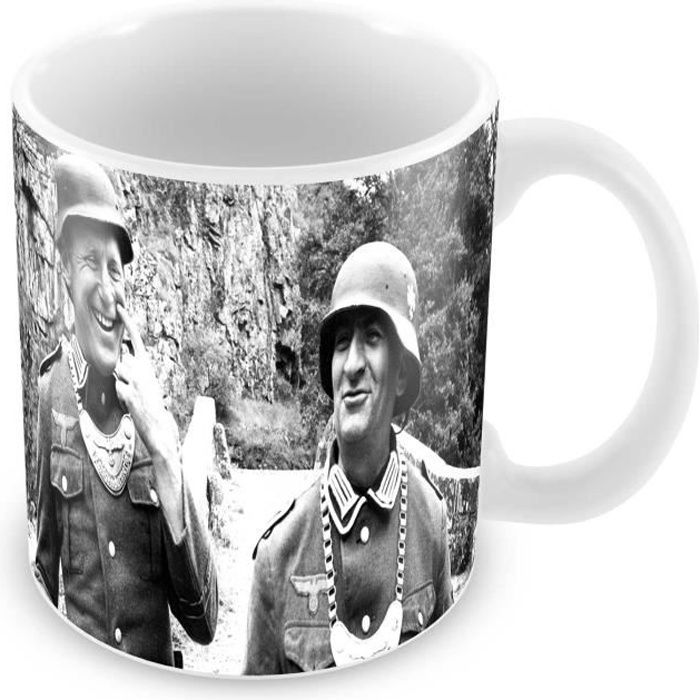Mug bourvil louis de funes tournage la grande vadrouille complices