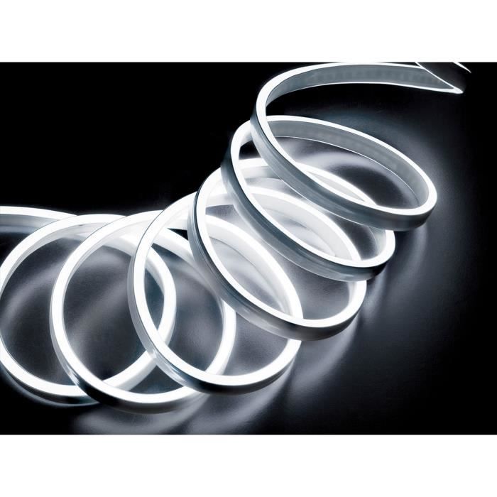 Guirlande lumineuse extérieur Tube LED Néon Blanc froid