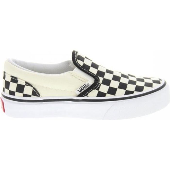 Baskets mode Vans K Classic Slip On Checkerboard Black/White
