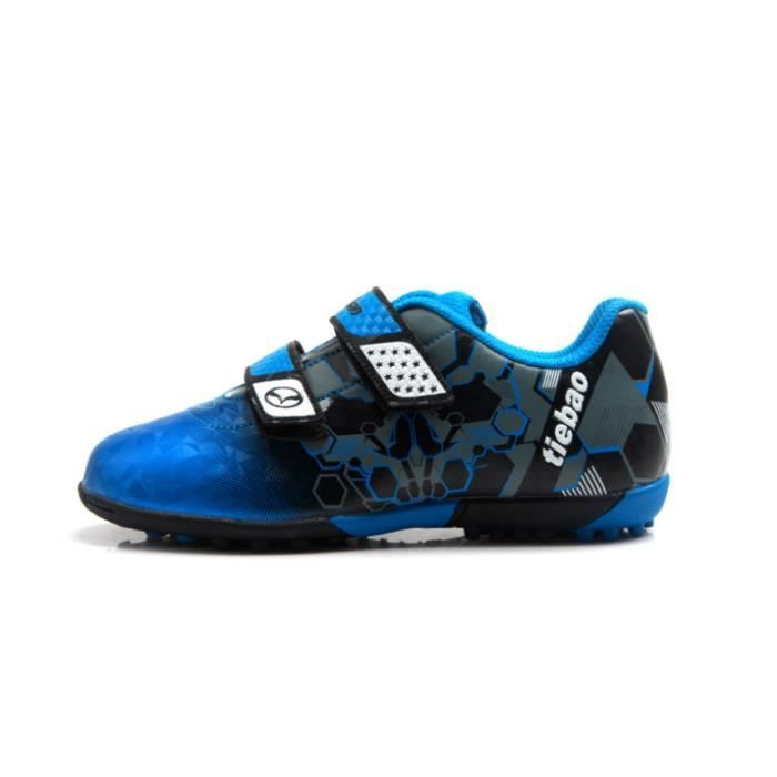 Chaussures de Football Enfant Crampons Professionnel Spike Chaussures de Foot pour Garçon Fille Antidérapant Entrainement