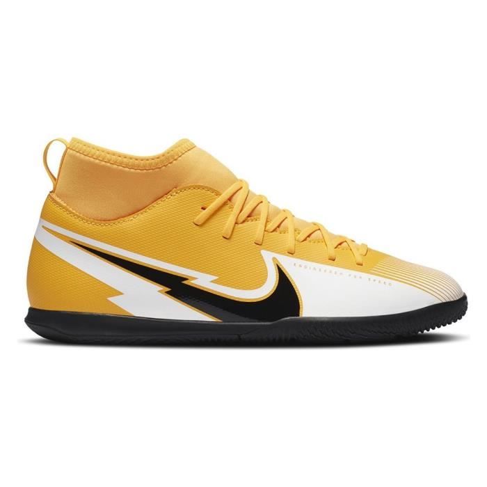 NIKE Baskets Mercurial Superfly 7 Club IC JR Orange - Mixte/Enfant