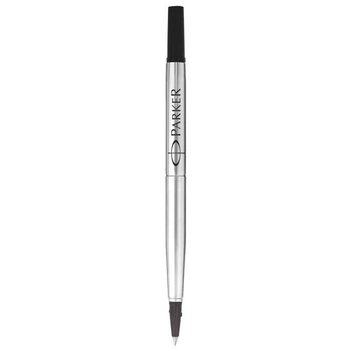 Parker recharge roller Ball, pointe moyenne, noire