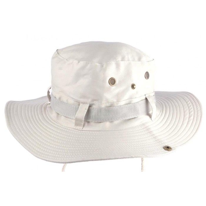 Chapeau Bob safari Gris Perle en Coton Azzy - Taille unique - Gris