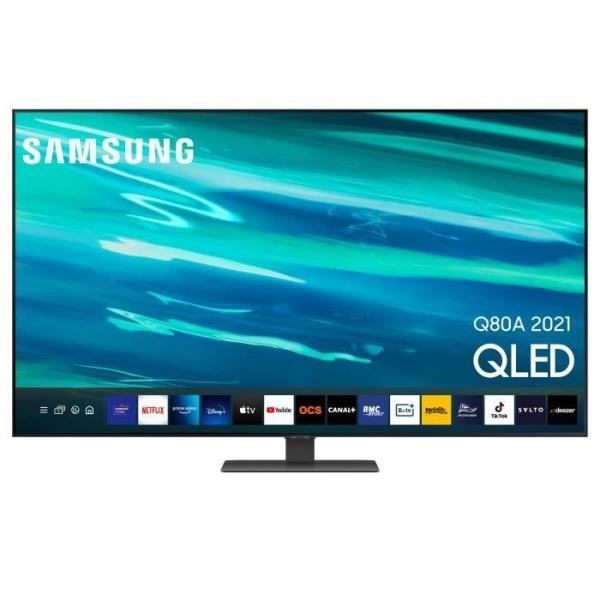 SAMSUNG QE55Q80A - TV QLED UHD 4K - 55'' (138cm) - Dalle 100Hz - Compatible HDMI 2.1 - Smart TV - 4xHDMI - Classe G 87,000000
