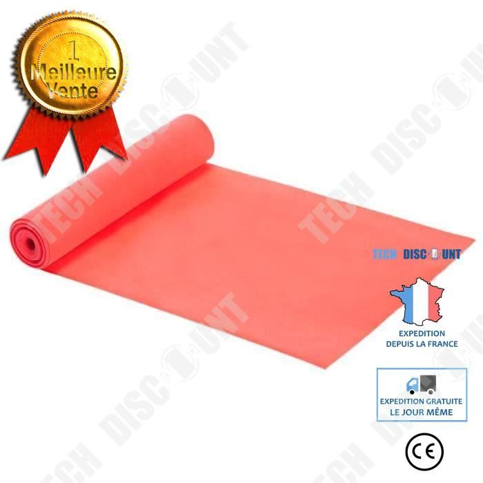 TD® Accessoires Fitness - Musculation,Nouveau 20-25lb Yoga exercice longue résistance bande Latex naturel étirement boucle - Type pi