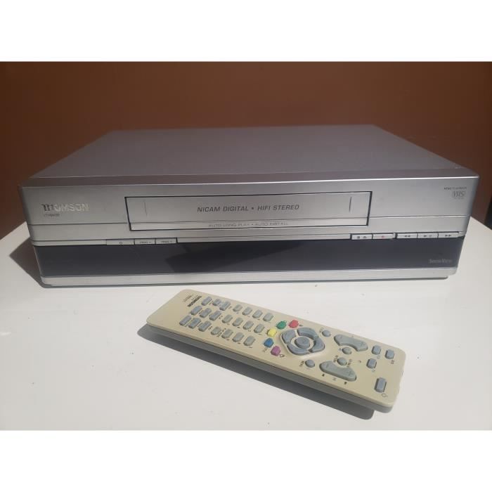 MAGNETOSCOPE THOMSON VTH 6410F 6 TETES HIFI STEREO LECTEUR ENREGISTREUR K7 CASSETTE VIDEO VHS + TEL