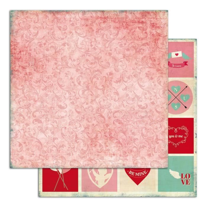 TOGA Lot de 6 papiers recto verso - 30x30 - A la folie