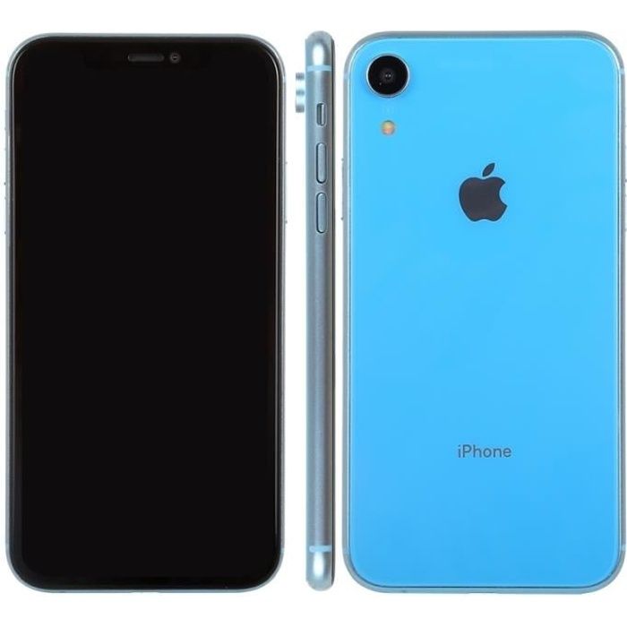 Modèle d'affichage factice factice non fonctionnel pour écran sombre pour iPhone XR (bleu) Bleu