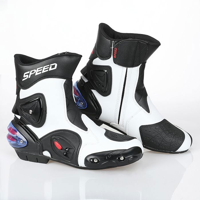 Bottes d'équitation de moto imperméables,chaussures de protection de