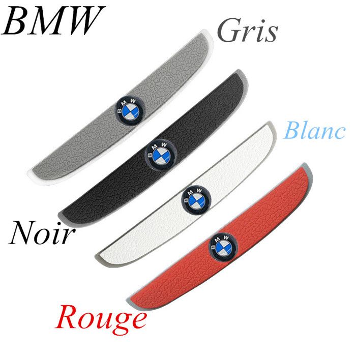 Lot De 4 Autocollants De Protection De Portières En Fibre De Carbone Noire Pour Voiture Suv Et Pick Up 98585926