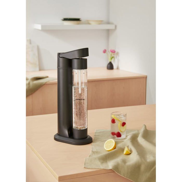 Machine à eau gazeuse - Create - Soda Maker Studio - 1L - Sans électricité - Bouteille réutilisable