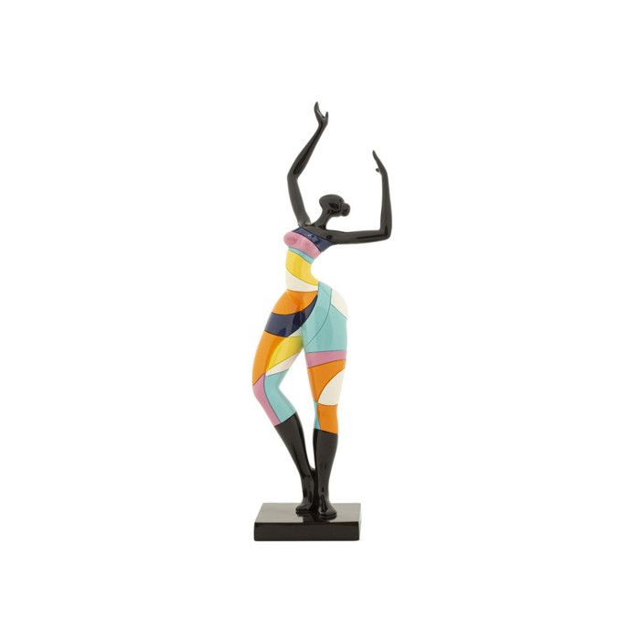 Statuette Femme Danseuse Rubic 38cm Multicolore