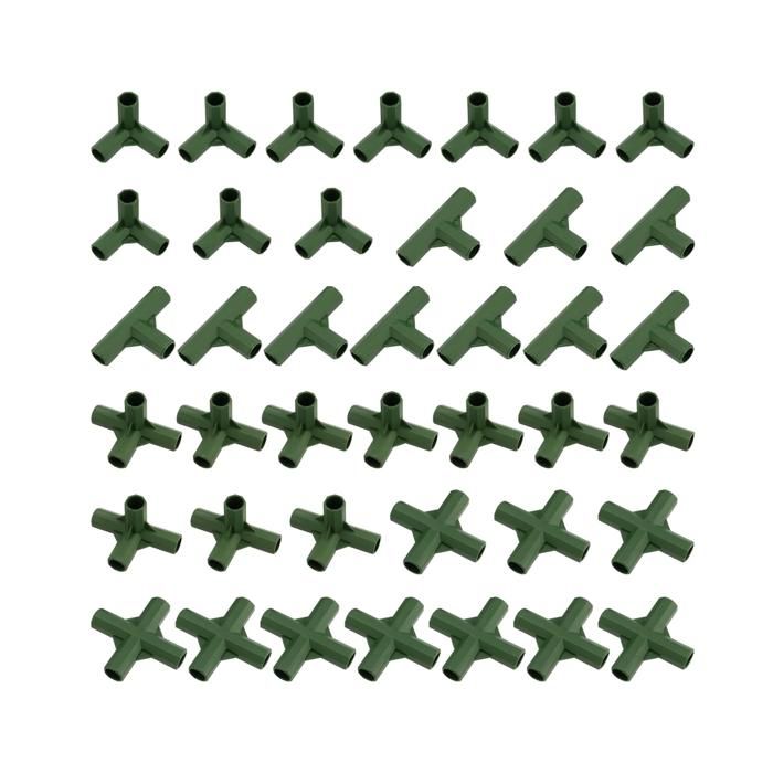 Adaptateurs de tuyau 1-1-2 et 1-1-4 mâle, connecteur de tuyau à joint à 3 voies pour