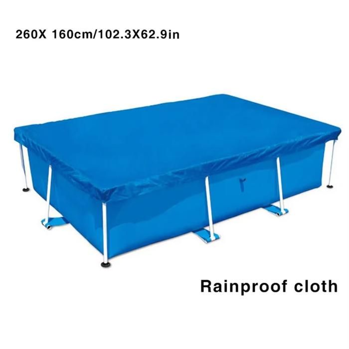 Couverture de piscine rectangulaireBache Piscine 260x160cmimperméableanti-poussièreFilm à bullesaccessoires