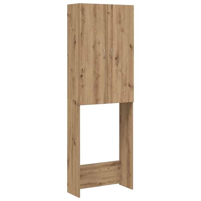 FAF-NEUF* Armoire de stockage Meuble pour machine à laver - Chêne artisanal - 64x255x190 cm JUIN899205