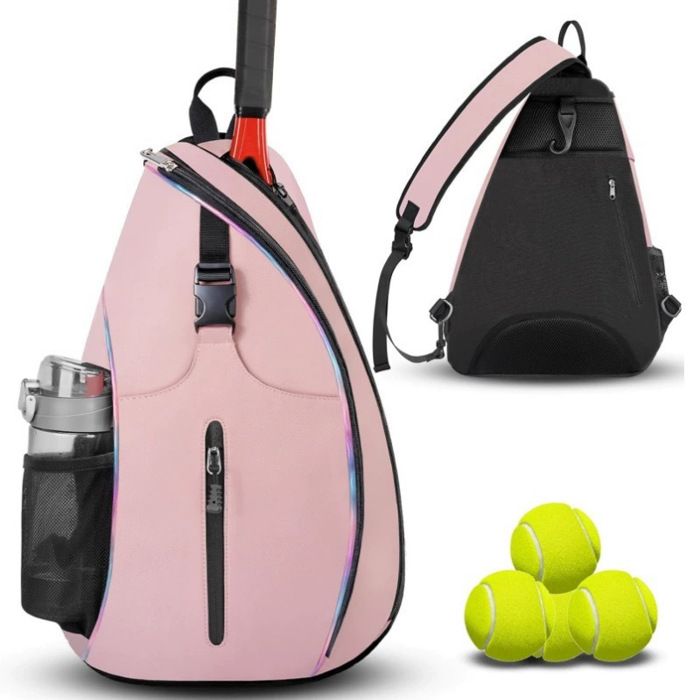Nouveau sac de badminton Sac à bandoulière pour tennis et entraînement sportif en plein air Sac à dos de rugby Sac à ban