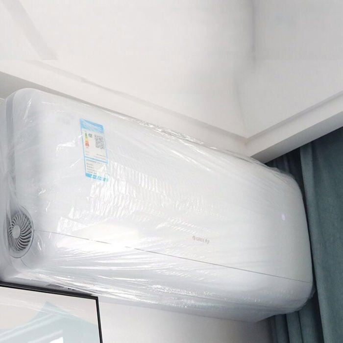 10 Pièces Couvercle de Climatiseur Jetable Cache Poussière pour Climatiseur Mural Intérieur Couvercle de Climatiseur Anti-poussi