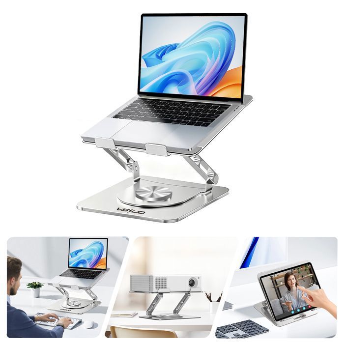Soporte Para Portátil Bakker Elkuizen Flex Top 270 | Color Gris, Plástico Resistente