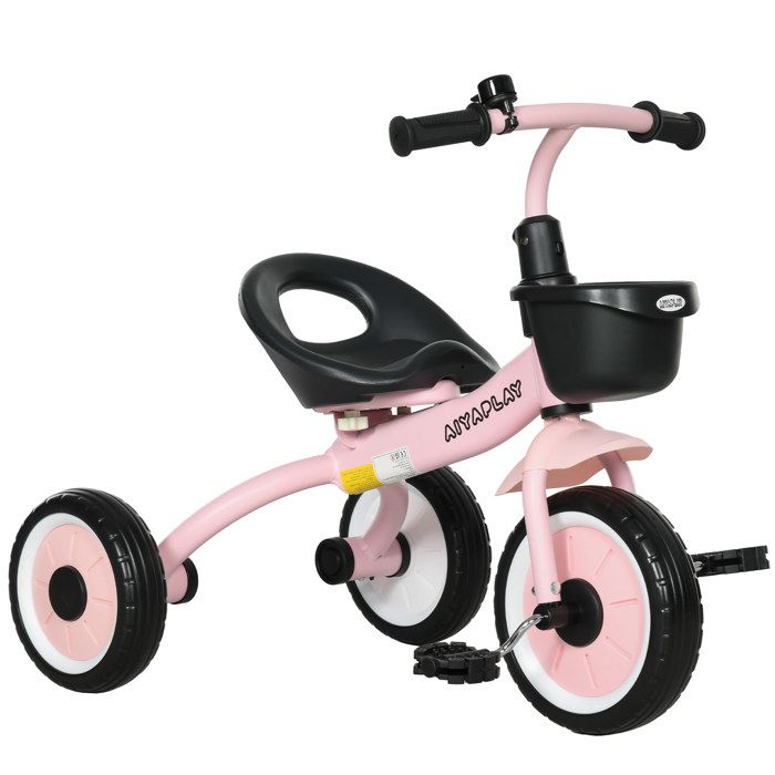 KIDIZ® Tricycle 5 en 1 pour enfant avec barre de poussée, système de direction à partir de 1 an, jogger avant et arrière, panier, sac porte-gobelet, toit pare-soleil, roues en caoutchouc, buggy KIDIZ® Tricycle 5 en 1 pour enfant avec barre de poussée, système de direction à partir de 1 an, jogger avant et arrière, panier, sac porte-gobelet, toit pare-soleil, roues en caoutchouc, buggy