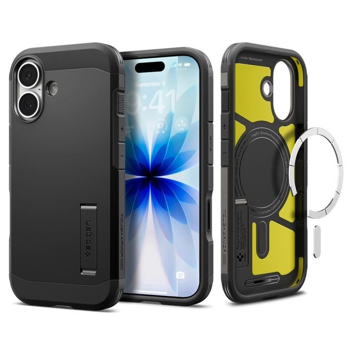 Coque - SPIGEN - Tough Armor T MagSafe - Compatible iPhone 17 - Double couche XRD - MagSafe