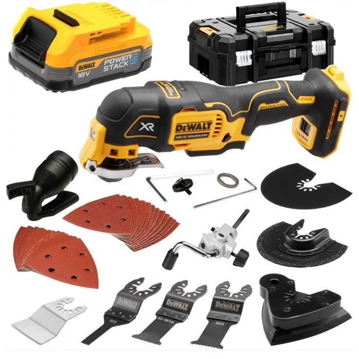 Outil fonction DeWalt DCS356E1T XJ 18 V 1x1 7 Ah accu. - vue 2