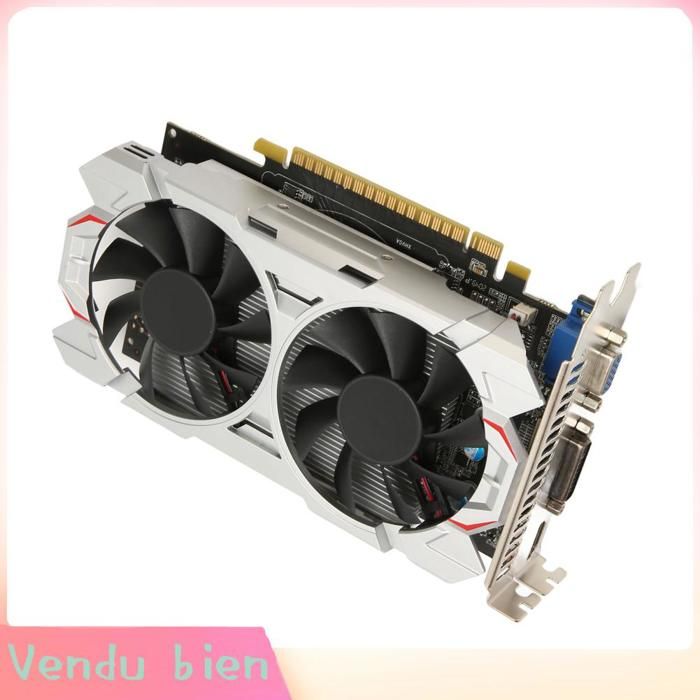 Garosa Carte graphique de jeu For GTX1050Ti 4GB DDR5 128bit Game Graphics Card informatique rangement GTX1050Ti 4 Go DDR5 128 bits