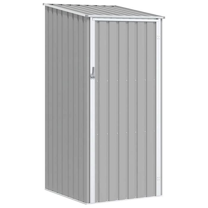 Gris Abri de jardin Gris 87x98x159 cm Acier galvanisé - Cabanes & abris de jardin H7000