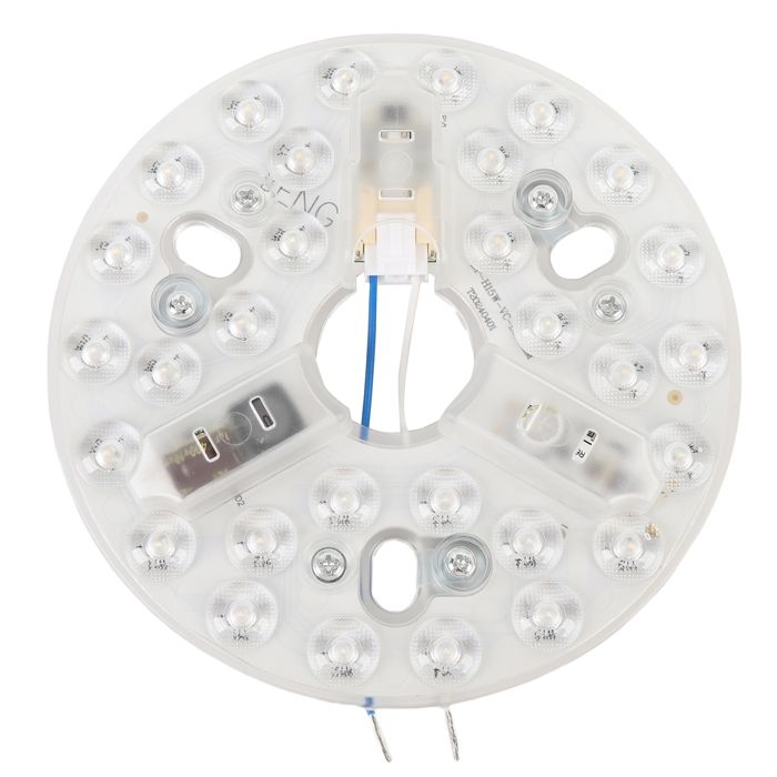 SALALIS - Ventilateur de plafond LED de remplacement 5.3 pouces 15w 3CCT 3000K 4200K 6500K 3 températures de couleur Kit de