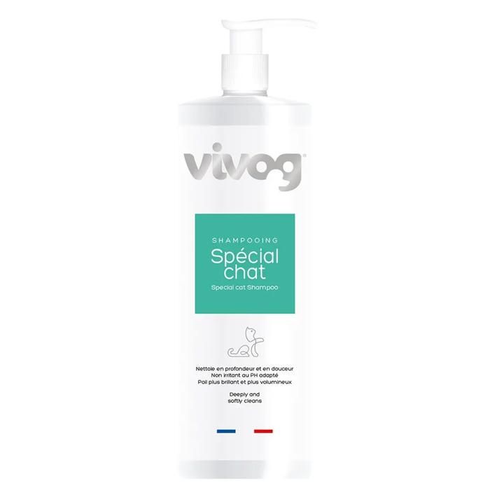 Shampoing pour chat spécial Vivog - blanc - Blanc - 1 L