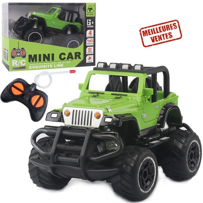Voiture télécommandée puissante rapide jouet enfant - Onwind - 4x4 contrôle distance sans fil extérieur intérieur cadeau noël anni
