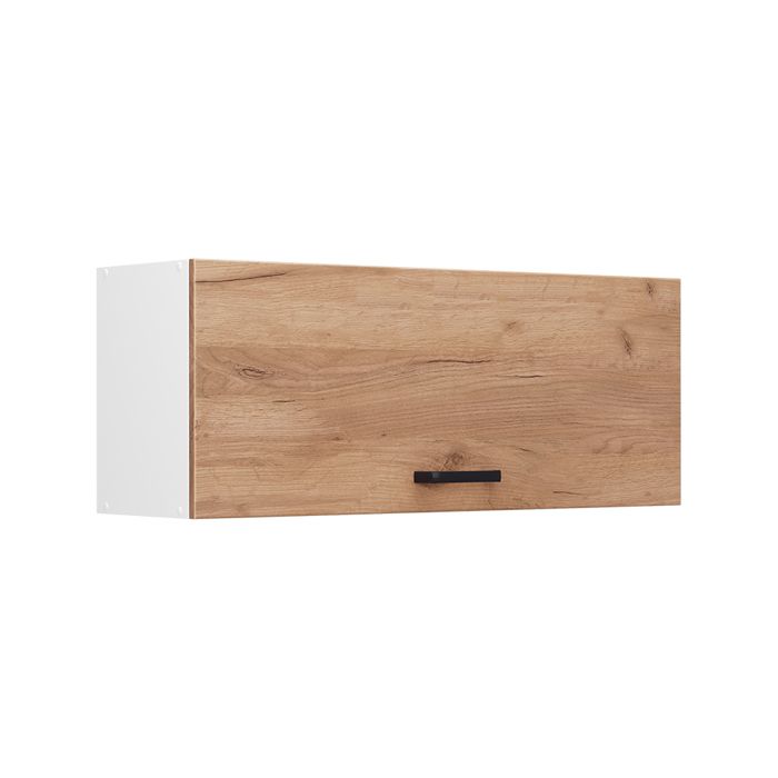 Elément haut de cuisine R-Line 100cm Plat Chêne doré/Blanc Vicco 63150