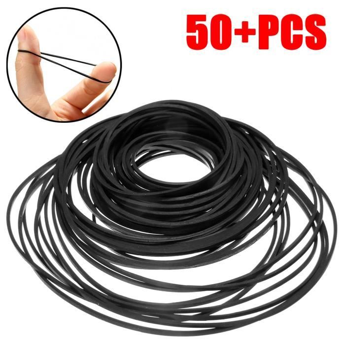 20 Courroies Rondes Caoutchouc 1.5mm - Pour Magnétoscopes, Walkmans, Cassettes